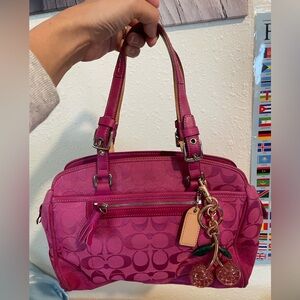 Coach pink bag